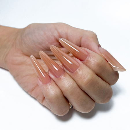 Gel acrylique Polygel pour extension des ongles AcrylGel MollyNails sans HEMA/Di-HEMA, Light Brown, 30 ml