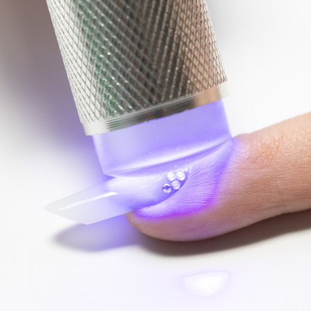 9-W-Mini-LED-/UV-Taschenlampe für Nägel mit Stempel zum Stempeln
