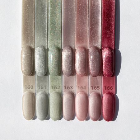 Vernis hybride magnétique à effet œil de chat Cat Eye Crystal Water MollyNails sans HEMA/Di-HEMA, 8 g, n° 166