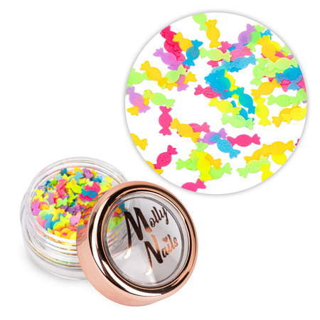 Nageldekoration „Bonbons“ von MollyNails, 2 g