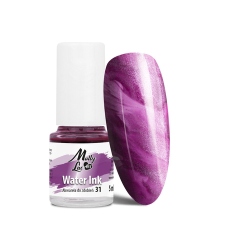 Water Ink MollyLac Art Metalic akwarela do zdobień Nr 31
