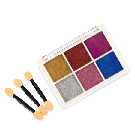 Poudre pour ongles effet miroir holographique, coffret de 6 couleurs, n° 2