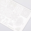 Stempelplatte mit Mezerdoo-Motiven B10