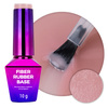 Base de caucho LED/UV con fibras MollyNails Rubber Fiber Base Nutty Nut 10 g