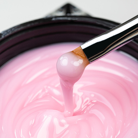 Гель для створення щільної, твердої желеподібної маси Jelly Builder Gel від MollyNails, French Pink, без HEMA/Di-HEMA, 50 г