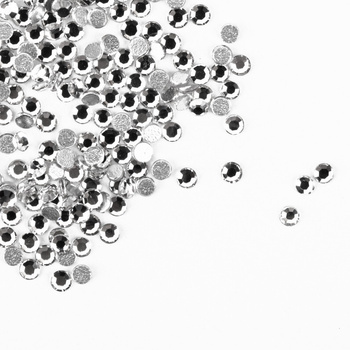 Strass per unghie in vetro SS3 Crystal, circa 50 pezzi.