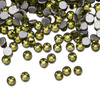 Strass per unghie in vetro SS5 Olivine, circa 1440 pezzi, confezione