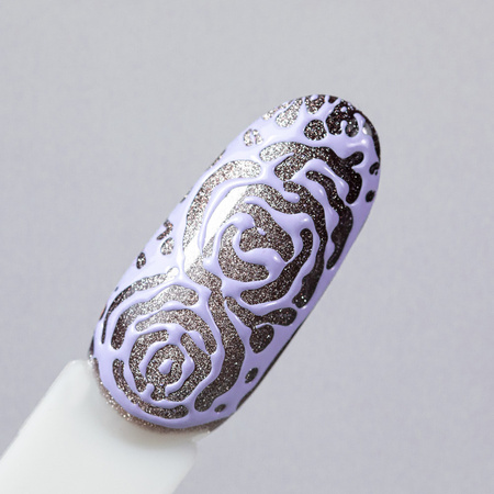 Creative Flow Color Gel - creative NailArt gel for melting, soft designs MollyNails Lilac HEMA/Di-HEMA free 5 g