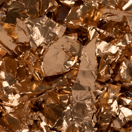 MollyLac metallic nail dust Aluminum flakes, precious gold, 0.2 g, No. 3