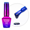 Kolorowy top bez przemywania top no wipe Crystal Glass MollyNails Blue HEMA/Di-HEMA Free 10g