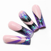 Lot de 12 moules en silicone double forme pour French manucure « smile line »
