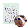 Self-adhesive nail stickers, designs TH-1099