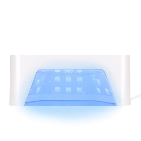 Lampada UV/LED da 36 W MollyNails per smalti ibridi, gel e acrilogel, bianca V9