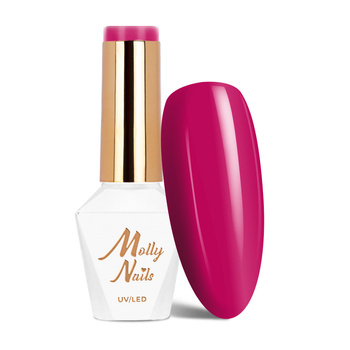 MollyNails Flamingo Aruba HEMA/Di-HEMA Free Hybrid Nail Polish 8g No. 145