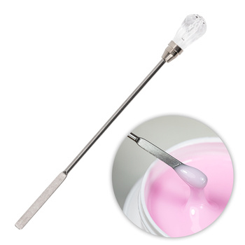 Petite cuillère mélangeuse avec cristal pour mélanger le gel, 1 pièce