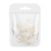 Décorations pour ongles : nœuds 3D blancs, 20 pièces