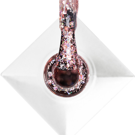 Vernis hybride MollyNails Crushed Diamonds LA Star sans HEMA/Di-HEMA, 8 g, n° 534