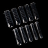 Plantillas superiores de doble túnel de longitud XL para la extensión de uñas MollyNails, forma cuadrada, YQ-4, 120 unidades