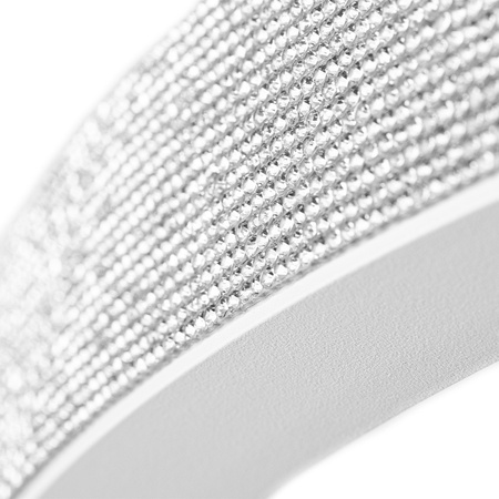Lampada cosmetica LED ad arco da 35 W da scrivania, senza ombre, bianca con zirconi, misura L HQ-75X