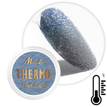 Пилок для нігтів Thermo Flash Effect MollyLac 0,5 г № 6