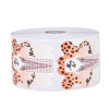 Modèles de moules pour ongles MollyLac, motif léopard, 500 pièces