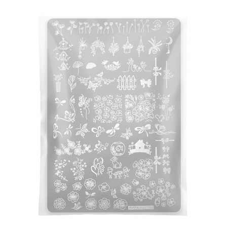 Plaque à motifs pour tampons plus-071