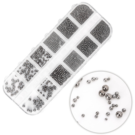 Box with MollyNails black decorations, 1000 pieces