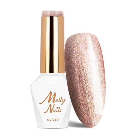 Гібридний лак MollyNails Sensual Lexi без HEMA/Di-HEMA, 8 г, № 204