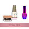 MollyNails PRO MATCH SYSTEM 2+1 Smoky Pink 2 builder gels + Doctor Top 10g
