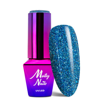 Lakier hybrydowy MollyNails Luxury Glam Cosmic Love 8g Nr 544