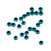 SS10 Blue Zircon glass nail rhinestones, approx. 50 pcs.
