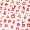Selbstklebende 3D-Weihnachts-Nagelaufkleber 5D-0037