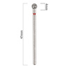 Diamond ball cutter, 4 mm, red, delicate
