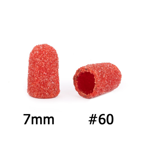 Насадки для педикюру 7 мм, градація 60, 10 шт., Fabric Podo AlleMed, помаранчевий