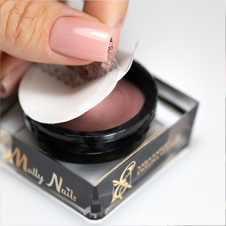 Gel de modelage épais Salon Cover Soft Jelly par Ewelina Staszak MollyNails, sans HEMA ni Di-HEMA, 15 g
