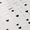 Adesivi per unghie a forma di cuoricino SWA75 MollyNails