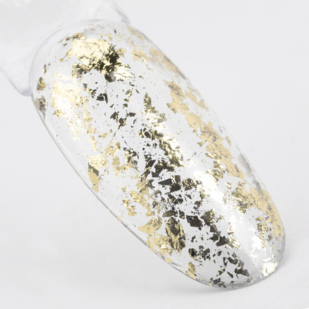Poudre pour ongles métallique MollyLac, paillettes d'aluminium, 0,2 g, n° 12