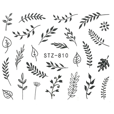 Water decals for nails, plants STZ-810