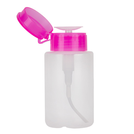 Dozownik z pompką na płyny różowy 150 ml