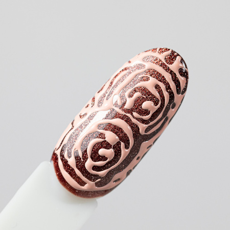Creative Flow Color Gel - Gel créatif pour NailArt permettant de réaliser des motifs fondants et délicats MollyNails Blush Nude Sans HEMA/Di-HEMA 5 g