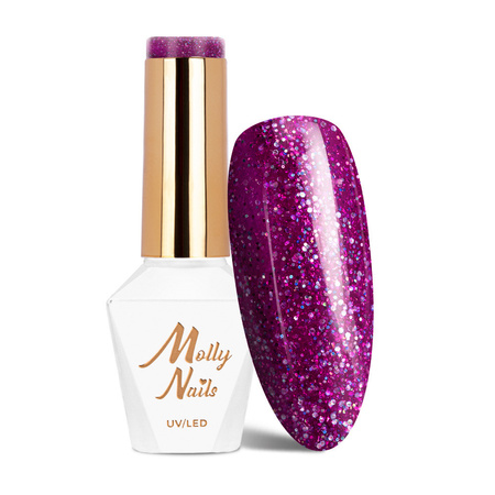 Vernis hybride MollyNails Spotlight Exquisite sans HEMA/Di-HEMA, 8 g, n° 635