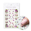 Selbstklebende Nagelsticker mit Blumenmotiv CM-052