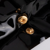 Black and gold XL MollyLac lunch bag