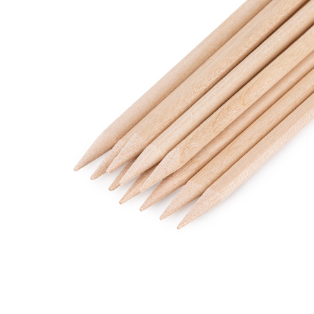 MollyNails Orange Wood Sticks, 10 pieces, 11,4 cm long