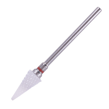 Fraise en céramique pour le ponçage de pâte, Triangle, forme en sapin, conique, S 3/32'', douce