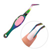 Pinza professionale per tunnel delle unghie MollyNails, rosa