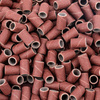 Capuchons pour manucure et pédicure, mandrins, embouts abrasifs, cylindre de 6 mm, grain 240, marron, 1 000 pièces