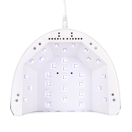 UV/LED-Nagellampe 48 W von Molly Nails für Hybridlacke, Gele und Acrylgele, weiß, SUN 1S PRO, 3 m Kabellänge
