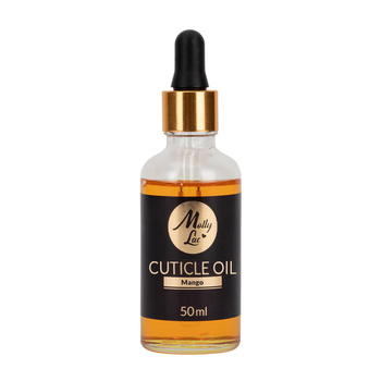 Olio per cuticole e unghie con contagocce al profumo di mango MollyLac 50 ml