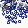 Strass pour ongles en verre SS10 Sapphire AB, environ 50 pièces.